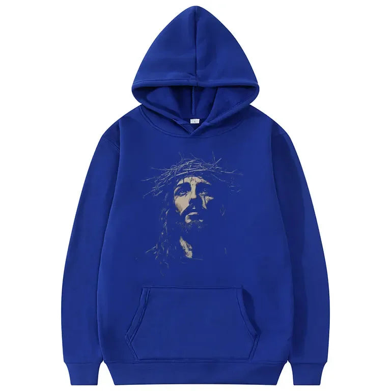 Jesus Vintage Face - Hoddie - Messiah Wear