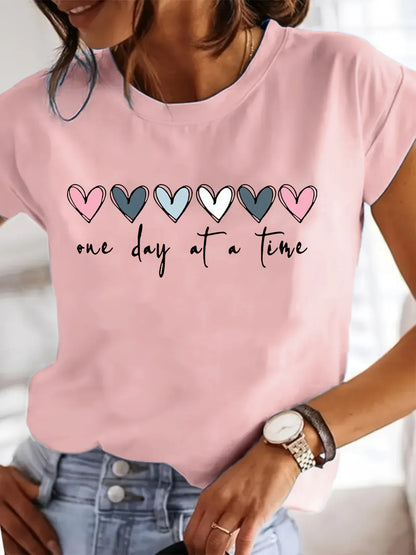Women's "One Day at a Time" Tee - Messiah Wear