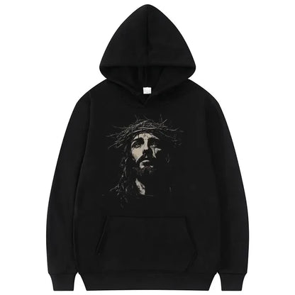 Jesus Vintage Face - Hoddie - Messiah Wear