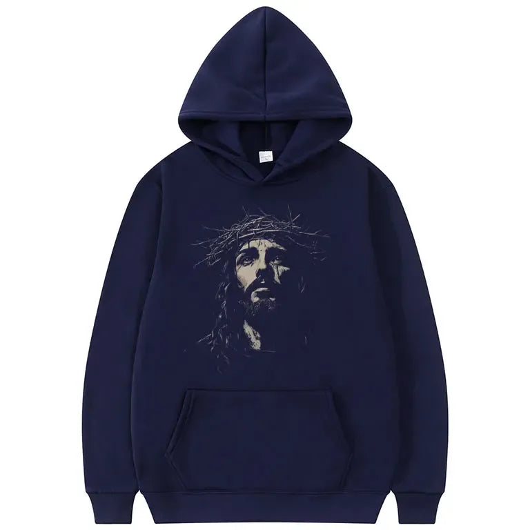 Jesus Vintage Face - Hoddie - Messiah Wear