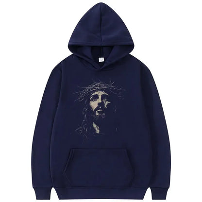 Jesus Vintage Face - Hoddie - Messiah Wear