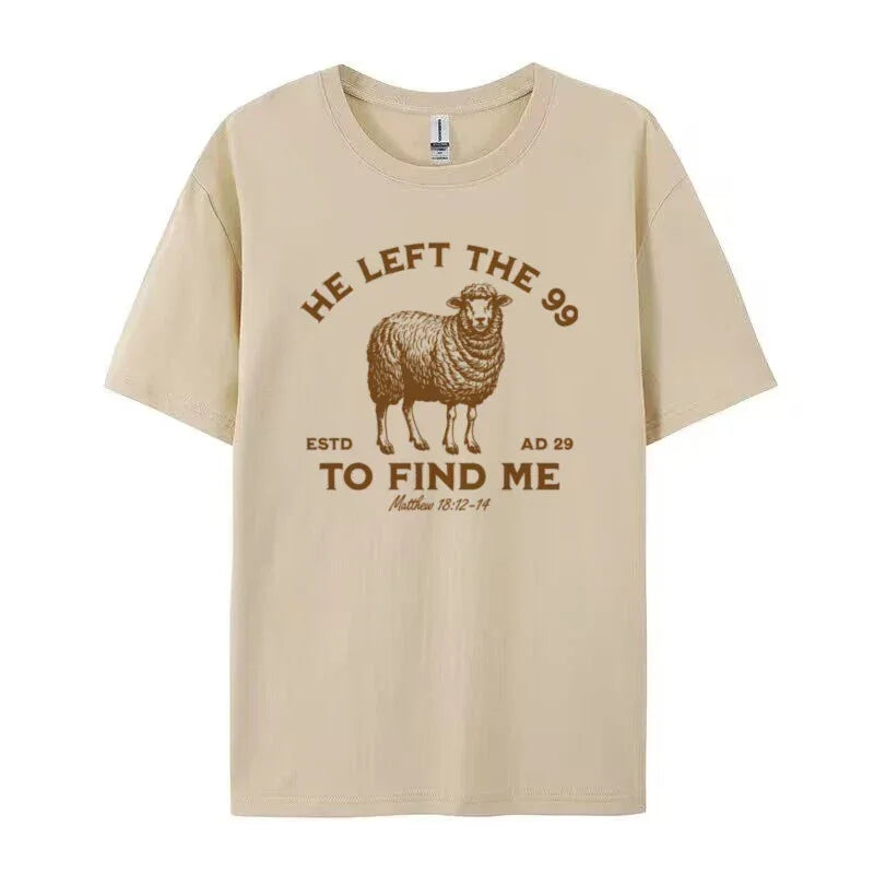 He Left the 99 To Find Me - T-shirt for Women - Messiah Wear