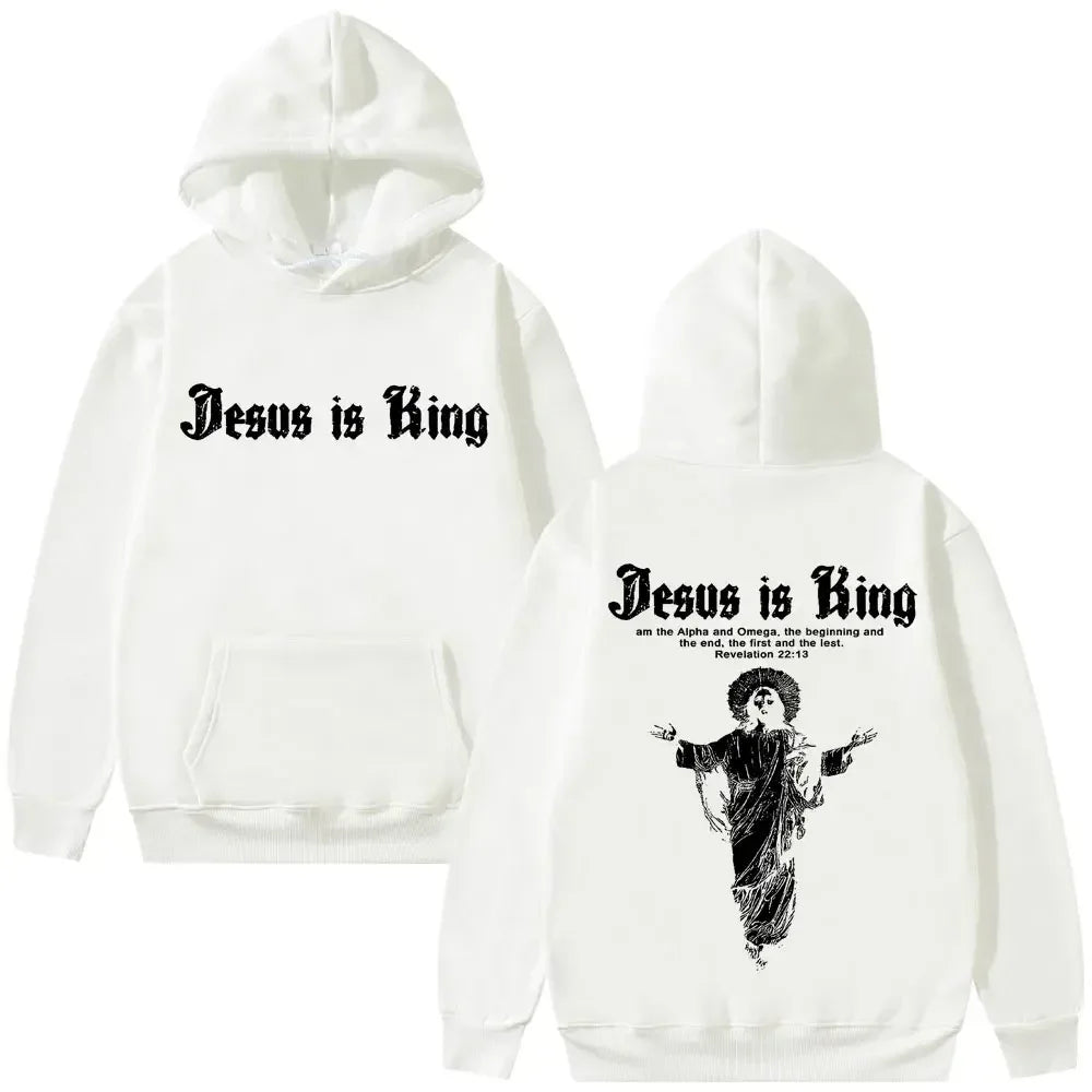 Jesus is King – Streetwear Religious Hoodie - Messiah Wear