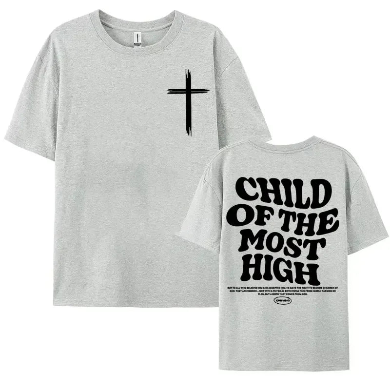 Child Of the MOST HIGH - T-shirt for Men Oversized - Messiah Wear