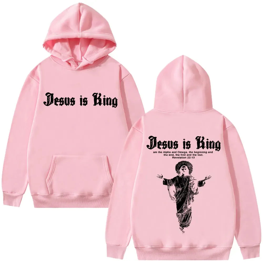 Jesus is King – Streetwear Religious Hoodie - Messiah Wear