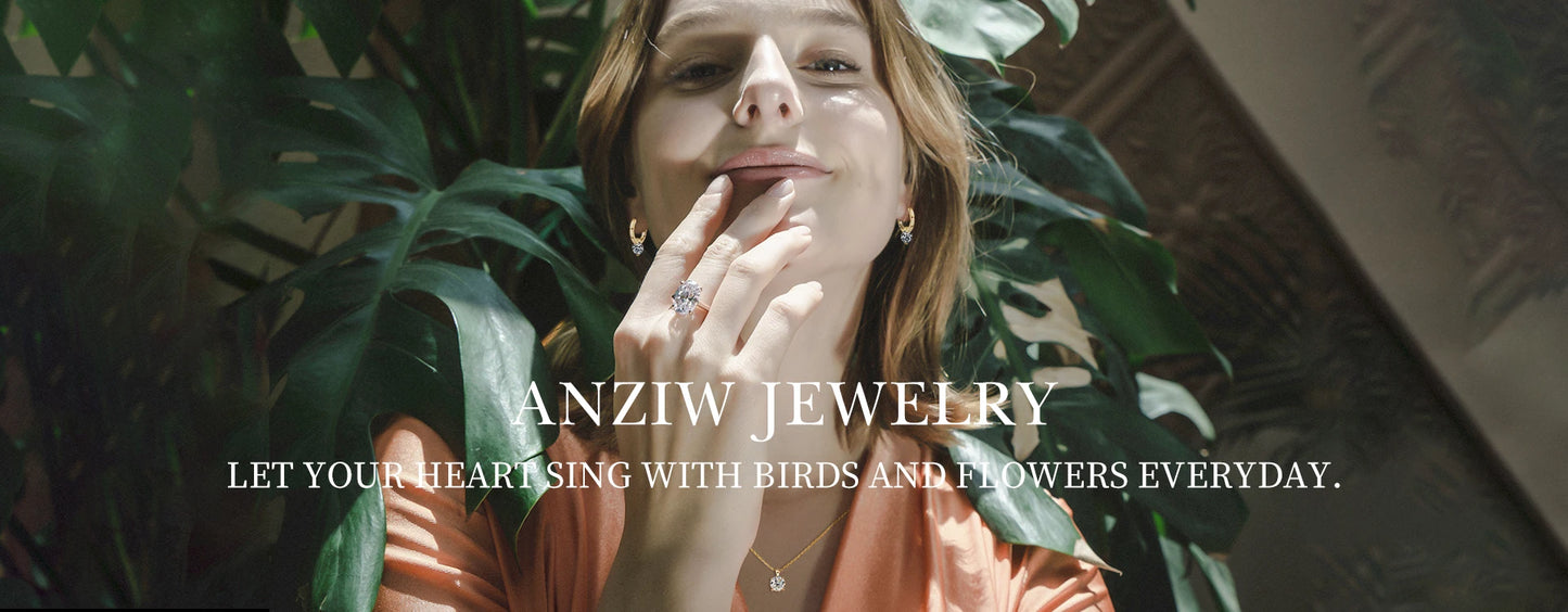 8mm 2.0CT Moissanite Solitaire Ring for Women 18k Gold Plated 925 Silver Engagement Wedding Promise Rings Finger Bands Jewelry