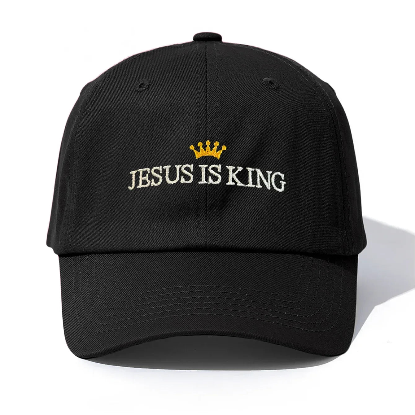 JESUS IS KING Embroidery Baseball Cap - Messiah Wear