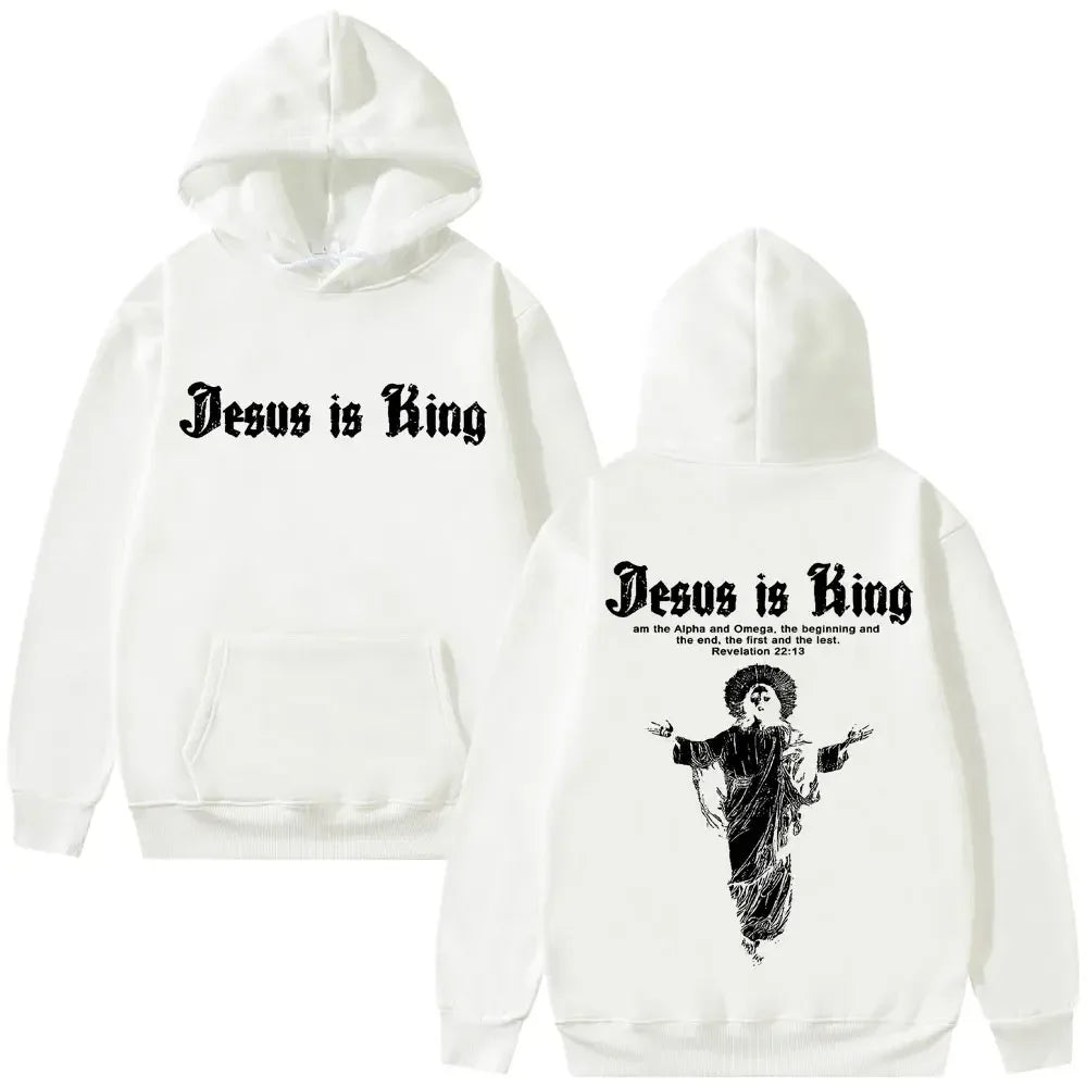 Jesus is King – Streetwear Religious Hoodie - Messiah Wear
