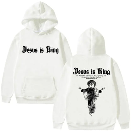 Jesus is King – Streetwear Religious Hoodie - Messiah Wear
