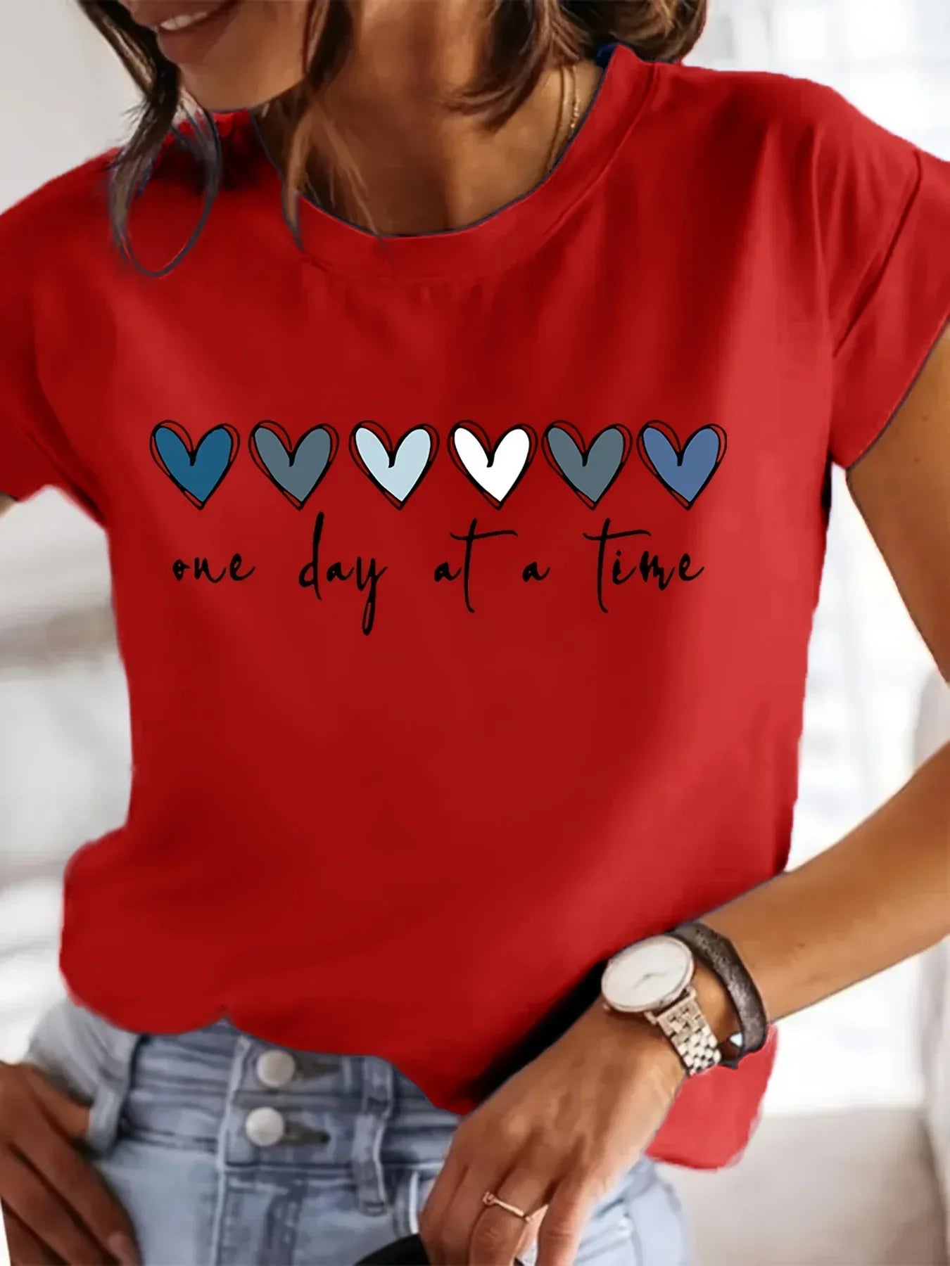 Women's "One Day at a Time" Tee - Messiah Wear