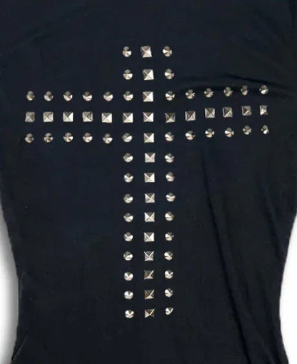 The Studded Cross Long Sleeve - Messiah Wear