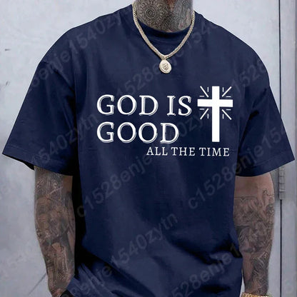 "God Is Good All the Time" Men's T-Shirt - Messiah Wear