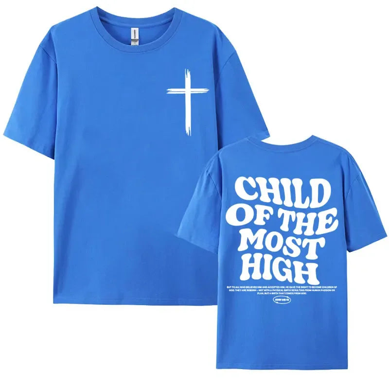 Child Of the MOST HIGH - T-shirt for Men Oversized - Messiah Wear