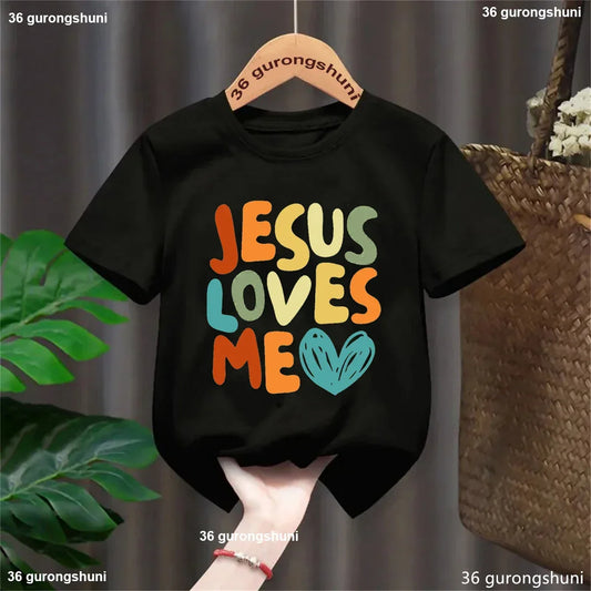 Jesus Loves Me Letter - T-shirt Kids - Messiah Wear