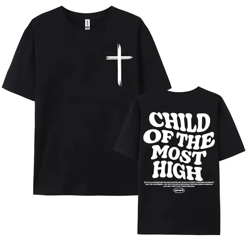 Child Of the MOST HIGH - T-shirt for Men Oversized - Messiah Wear