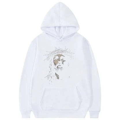 Jesus Vintage Face - Hoddie - Messiah Wear