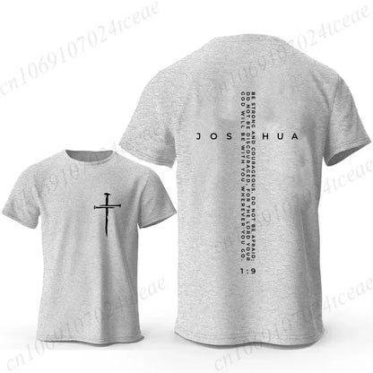 Joshua 1:9 Courage Tee - Messiah Wear