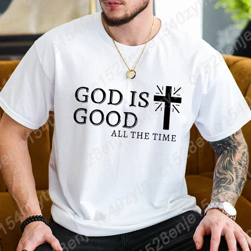 "God Is Good All the Time" Men's T-Shirt - Messiah Wear