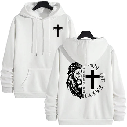 The Man of Faith Hoodie - 1 Corinthians 16:13