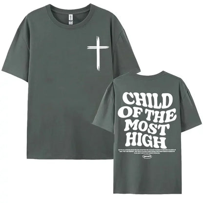 Child Of the MOST HIGH - T-shirt for Men Oversized - Messiah Wear