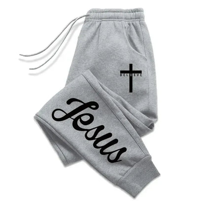 Jesus Cross Men's Sweatpants - Messiah Wear