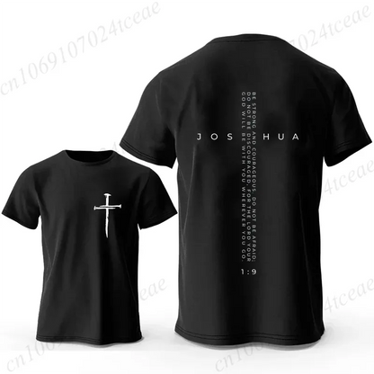 Joshua 1:9 Courage Tee - Messiah Wear