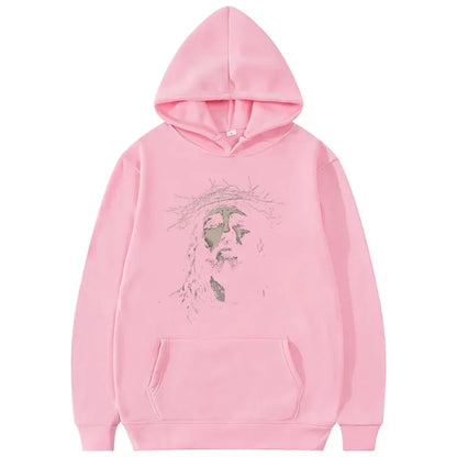 Jesus Vintage Face - Hoddie - Messiah Wear