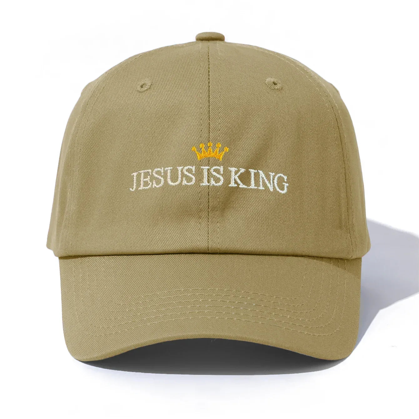 JESUS IS KING Embroidery Baseball Cap - Messiah Wear